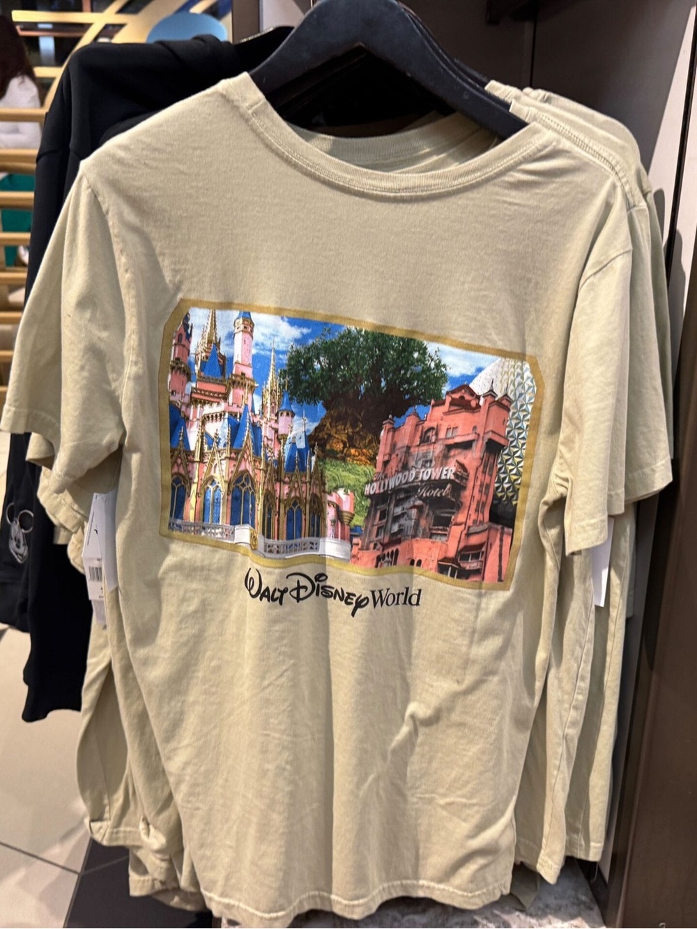 Disney world Wishes Tee with 4 theme park Icon